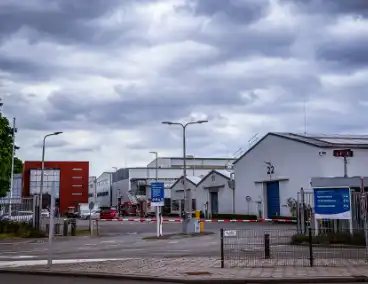 grote brand in productiehal