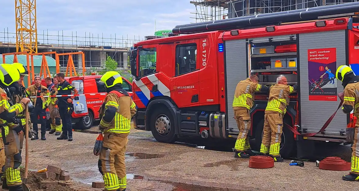 Brandweer ontdekt gaslekkage tijdens oefening