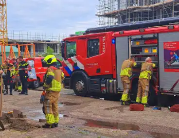 Brandweer ontdekt gaslekkage tijdens oefening