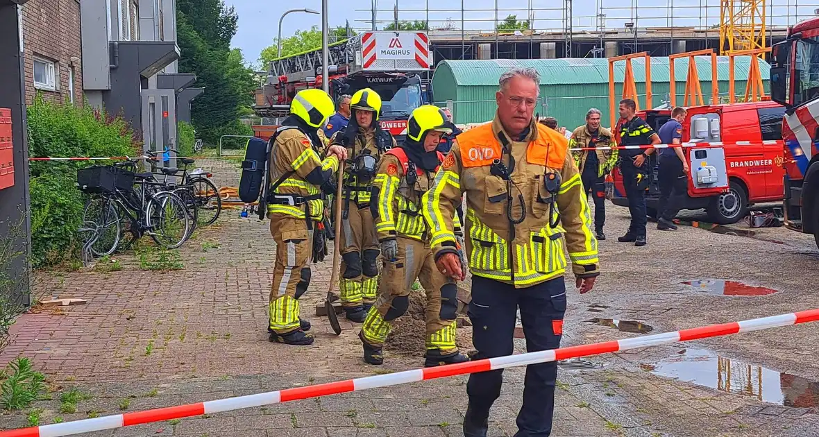 Brandweer ontdekt gaslekkage tijdens oefening - Foto 1