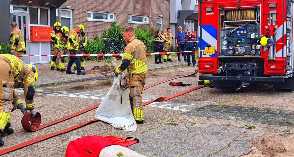 Brandweer ontdekt gaslekkage tijdens oefening - Foto 2
