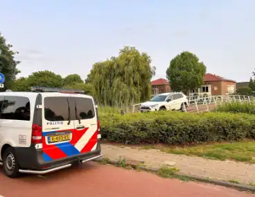 Fietsbrug wordt valkuil voor vluchtende bestuurder