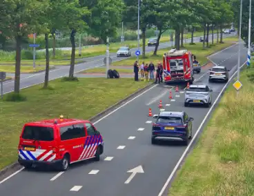 Brandweerwagen verliest wielen tijdens spoed