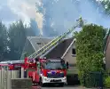 Rookoverlast door brand in bijgebouw
