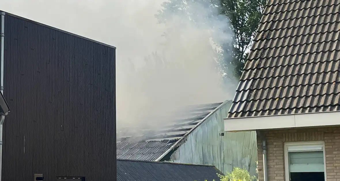 Rookoverlast door brand in bijgebouw - Foto 1