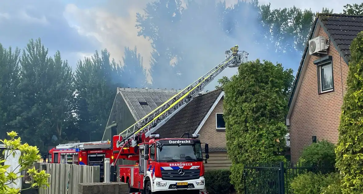 Rookoverlast door brand in bijgebouw - Foto 2