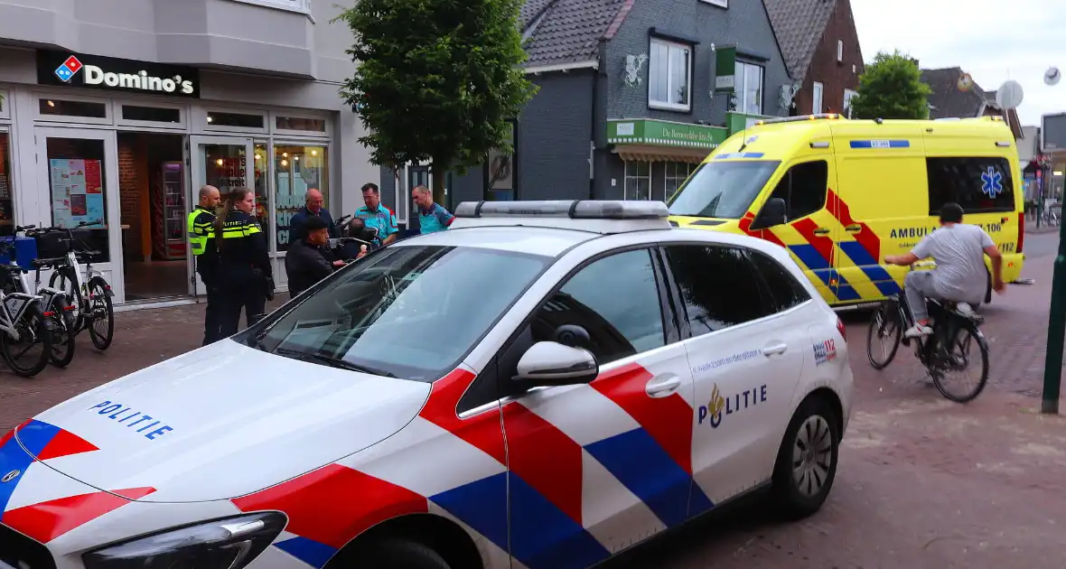 Bezorgscooter betrokken bij ongeluk