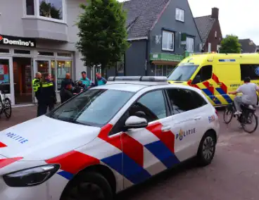 Bezorgscooter betrokken bij ongeluk