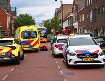 Traumahelikopter landt na val
