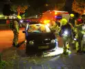 Buurtbewoners starten blussing autobrand