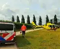 Traumahelikopter ingezet voor incident bij arrestanten wacht