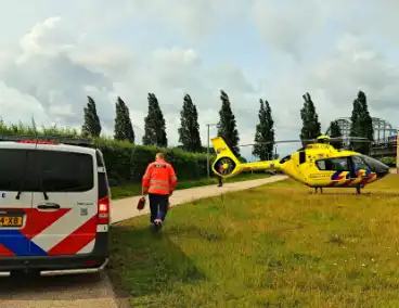 Traumahelikopter ingezet voor incident bij arrestanten wacht