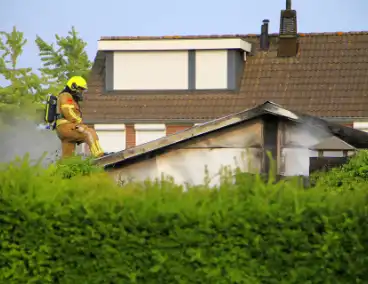 Rookinhalatie bij brand in tuinhuisjes