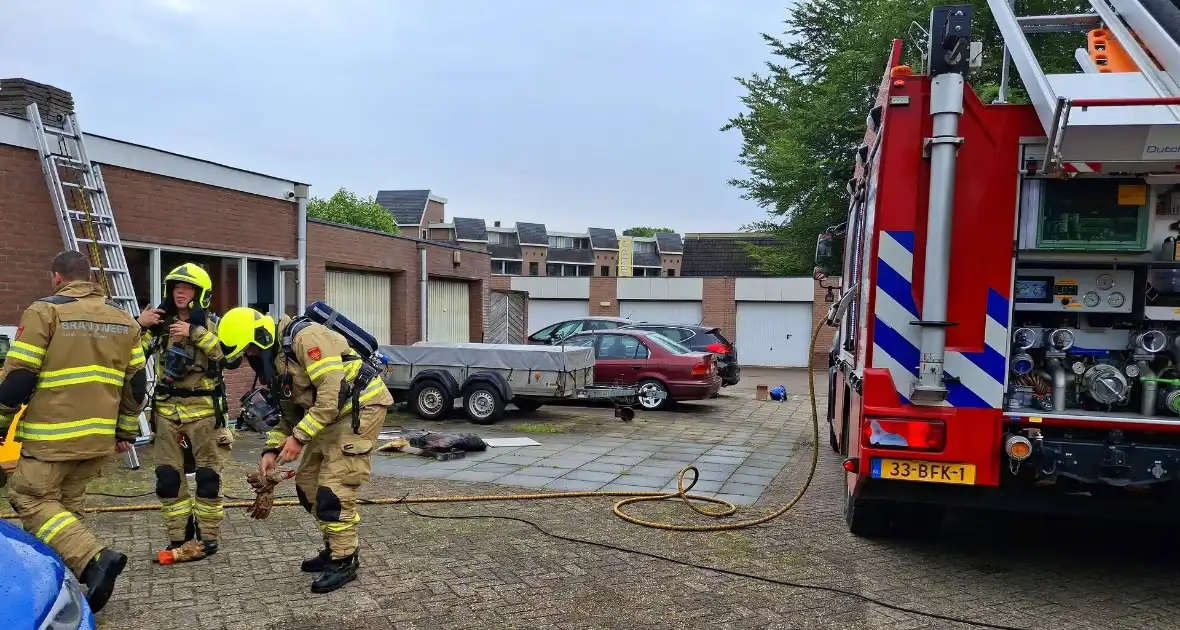 Brand in magazijn van huishoudwinkel - Foto 4