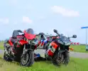 Twee motoren beschadigd bij aanrijding