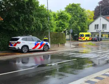 Fietser gewond na aanrijding met auto