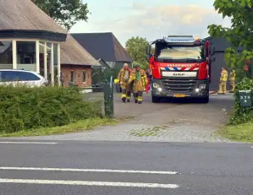 Brand bij schuur snel onder controle
