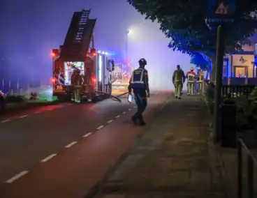 Grote brand in bijgebouw vereist inzet brandweer