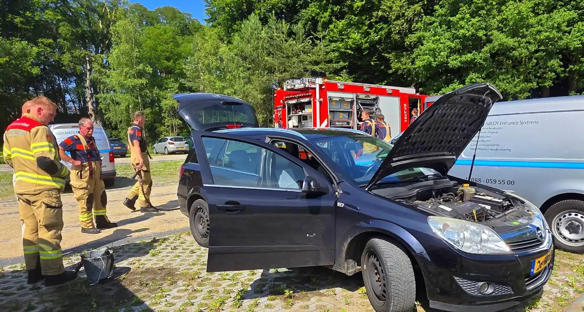 Autobrand door oververhitte powerbank - Foto 1