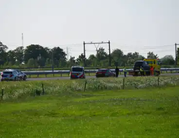 Motorrijder gewond na crash