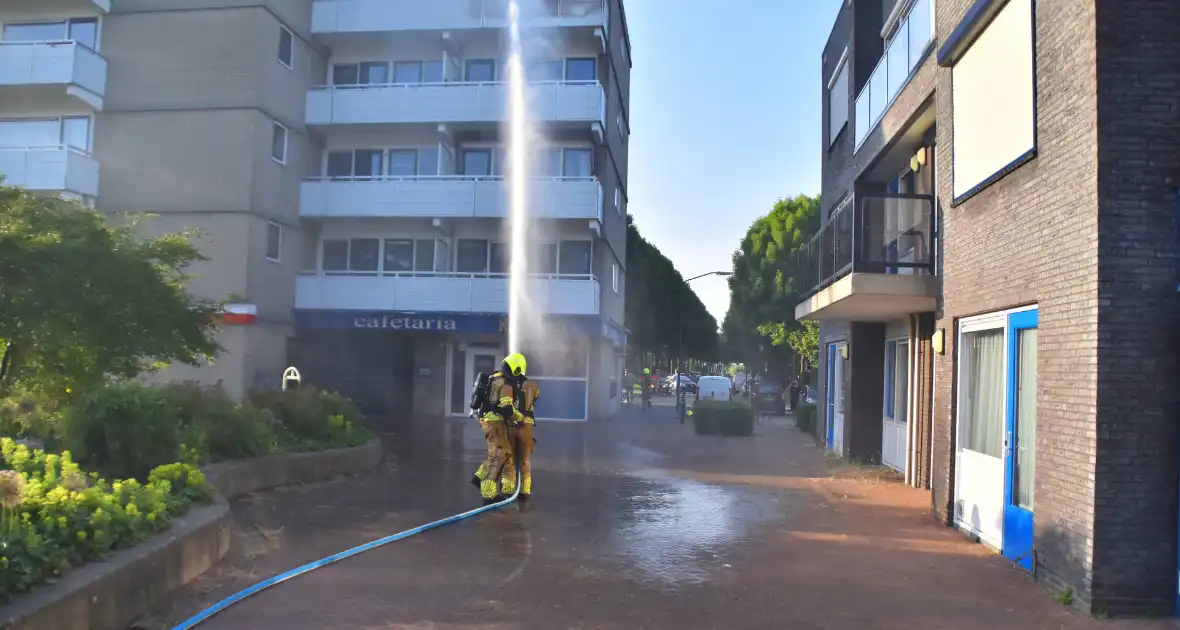 Appartementencomplex ontruimd door brand