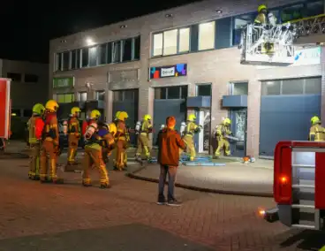 Brand in bedrijfspand