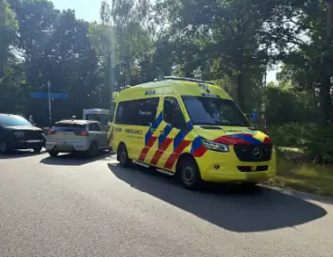 Scooterrijder naar ziekenhuis na ongeval