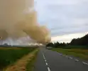 Grote brand bij afvalbedrijf leidt tot rookoverlast