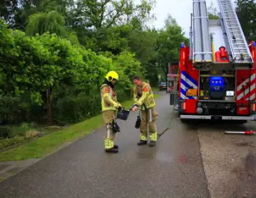 Blikseminslag veroorzaakt grote schade