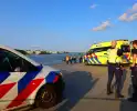 Zoekactie naar persoon te water in de hoofdstad