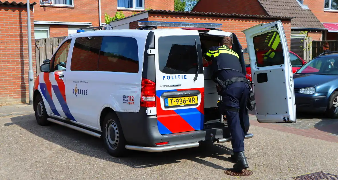 Buren blussen buitenbrand met zwembadwater - Foto 1