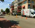 Botsing lijnbus en verhuislift