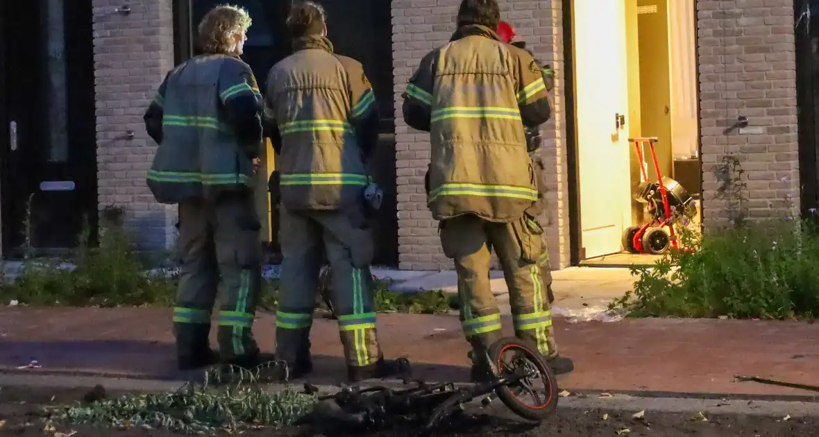 Woningbrand door e-bike veroorzaakt