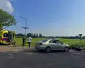 Motorrijder gewond na aanrijding met auto