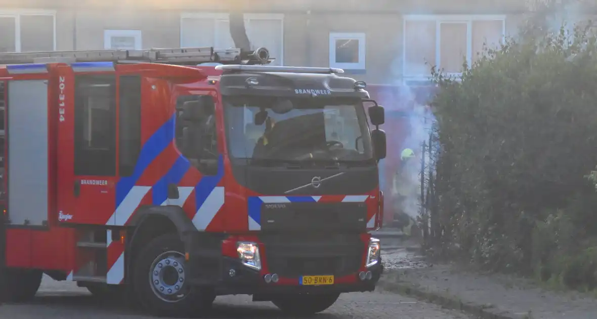 Rookontwikkeling bij brand in bosschages