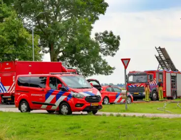 Brand in tuinhuisje geblust zonder gewonden