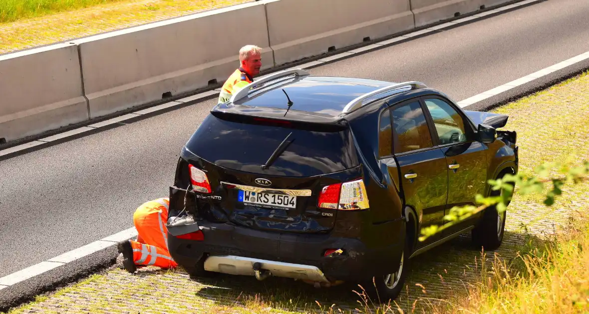 Kop-staartbotsing met Bestelbussen