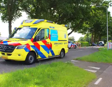 Aanrijding met letsel op hoofdweg