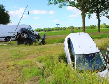 Ongeval met voertuigen in water