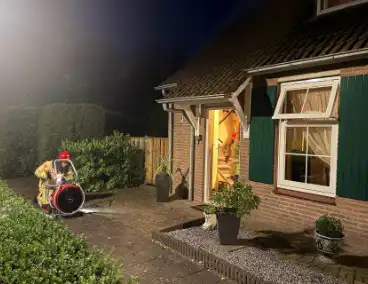 Woningbrand in de nacht snel geblust