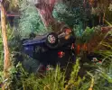 Auto te water op de kop