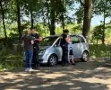 Dronken bestuurder botst op auto