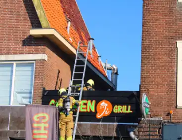 Brand bij grillrestaurant