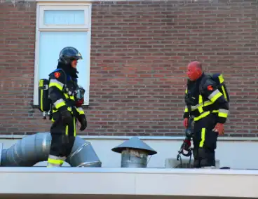 Brand in afzuiginstallatie snackbar