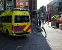 Botsing tussen fiets en scooter