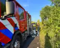 Voertuig belandt in water