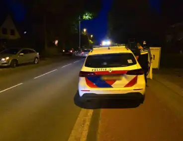 Dame op fatbike raakt gewond bij aanrijding met boom