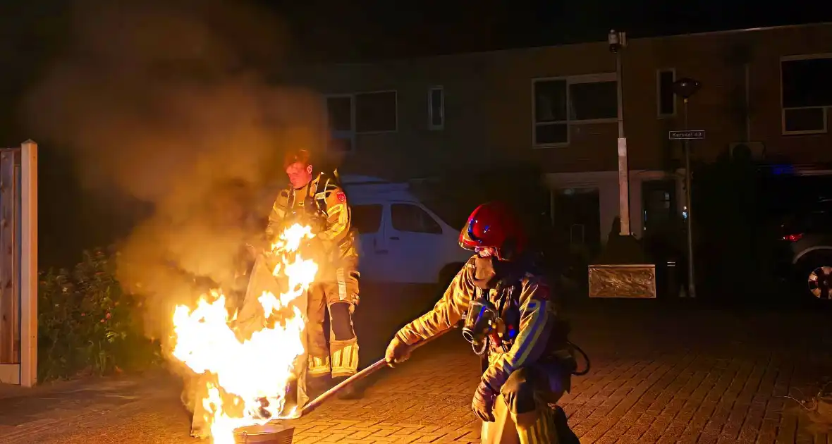 Jerrycan met brandstof veroorzaakt vuur - Foto 2