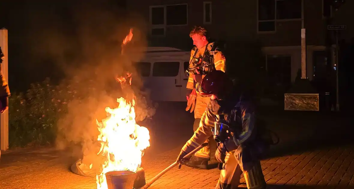 Jerrycan met brandstof veroorzaakt vuur - Foto 3