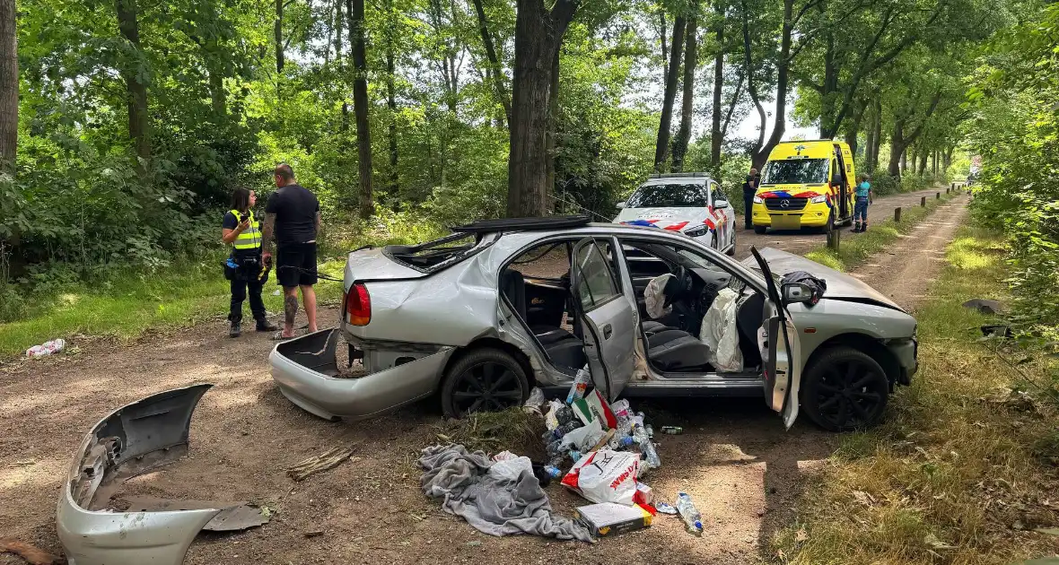 Beschonken bestuurder richt ravage aan - Foto 1